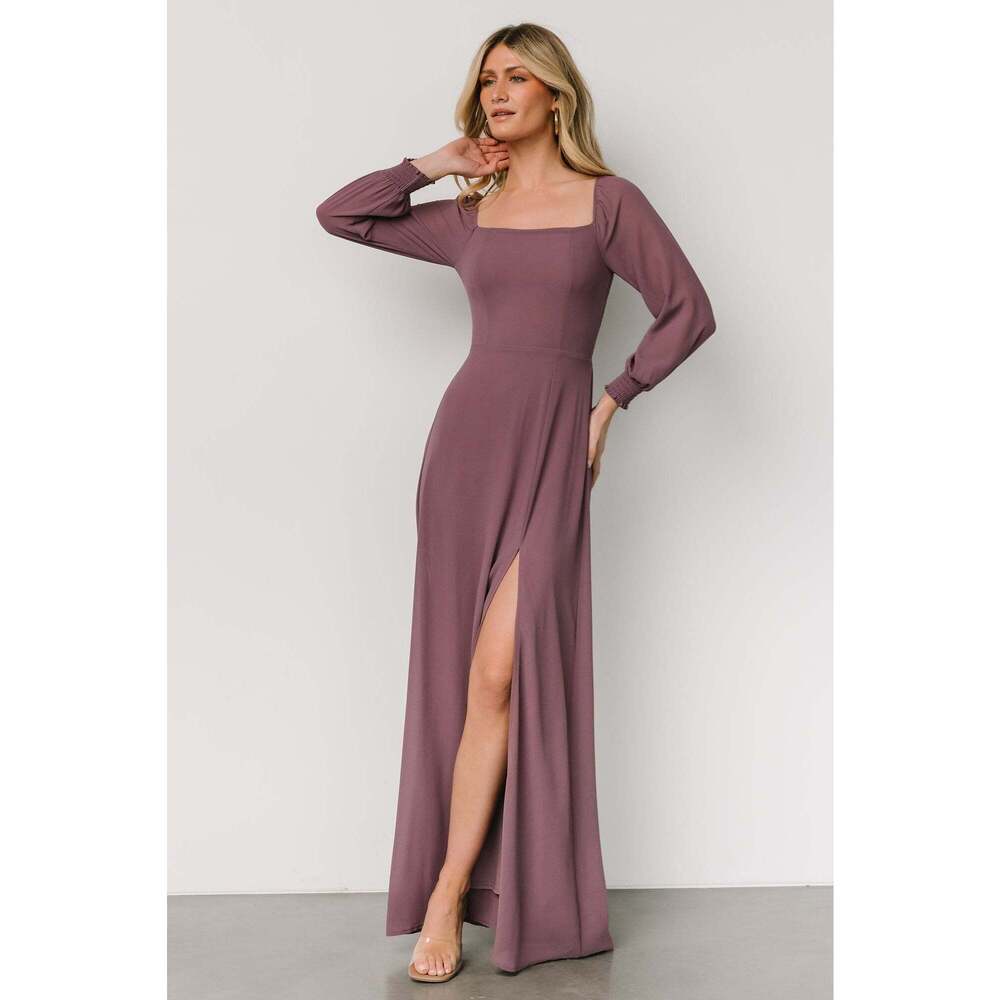 Baltic Born Giselle Maxi Dress | Vintage Plum Size SS - Picture 5 of 5
